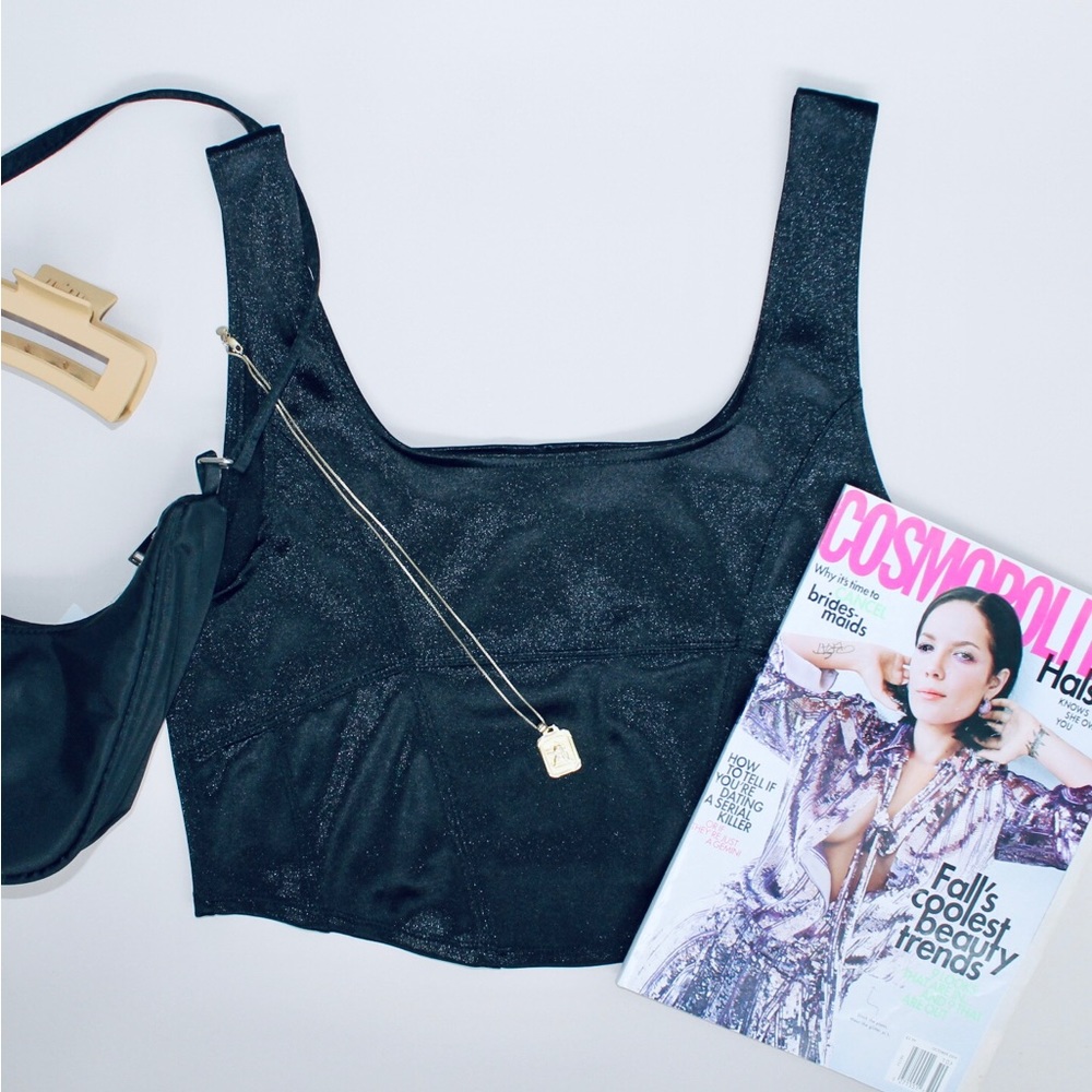H&M Satin Corset Top
